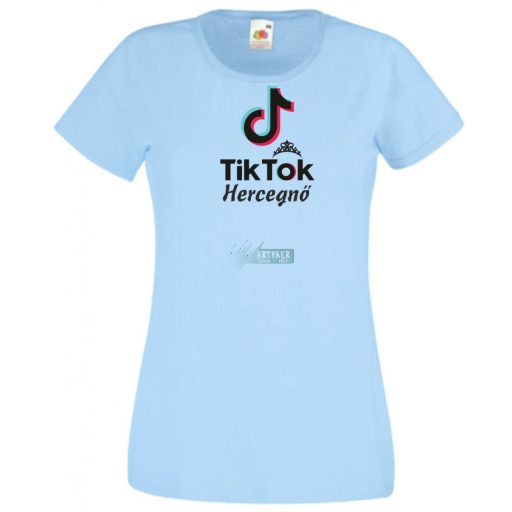 Tik-Tok Hercegnő női rövid ujjú póló