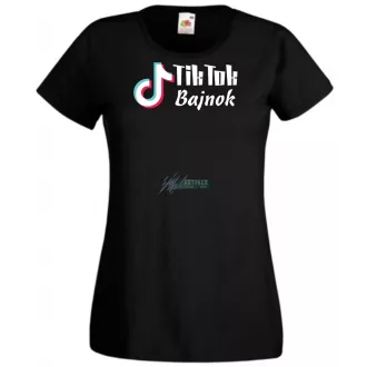 Tik-Tok Bajnok női rövid ujjú póló