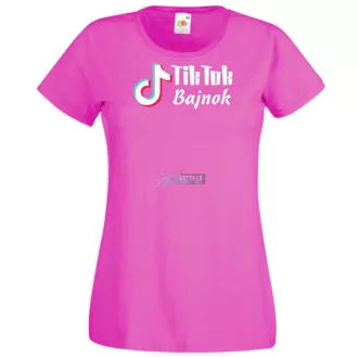 Tik-Tok Bajnok női rövid ujjú póló