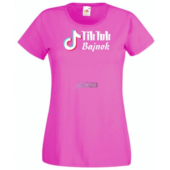 Tik-Tok Bajnok női rövid ujjú póló