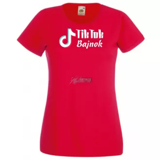 Tik-Tok Bajnok női rövid ujjú póló