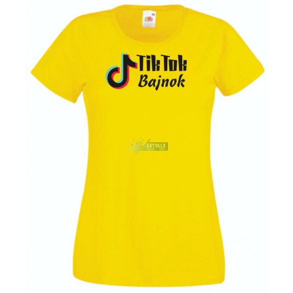 Tik-Tok Bajnok női rövid ujjú póló