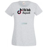 Tik-Tok Bajnok női rövid ujjú póló