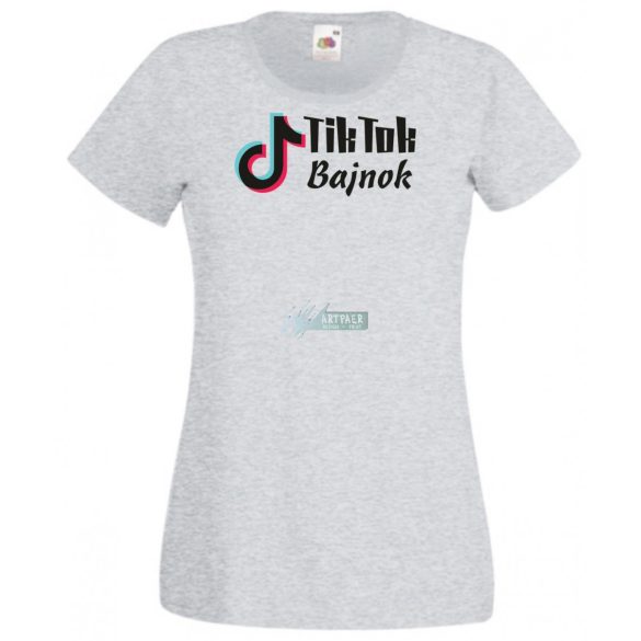 Tik-Tok Bajnok női rövid ujjú póló