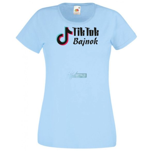 Tik-Tok Bajnok női rövid ujjú póló