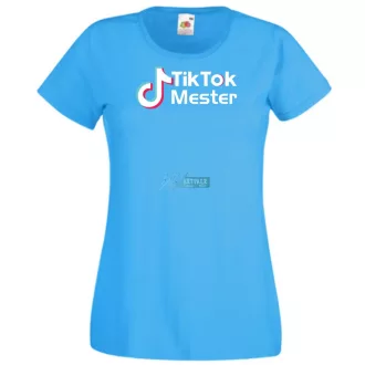 Tik-Tok Mester női rövid ujjú póló