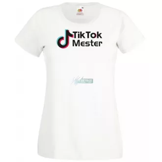 Tik-Tok Mester női rövid ujjú póló
