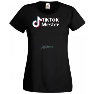 Tik-Tok Mester női rövid ujjú póló