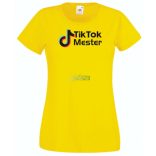 Tik-Tok Mester női rövid ujjú póló