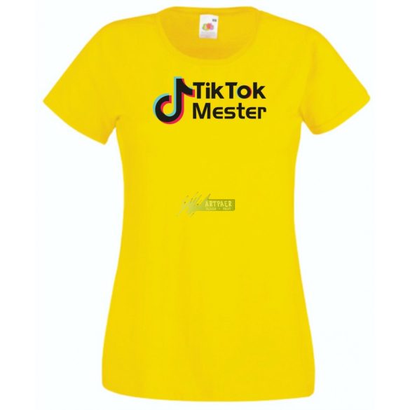 Tik-Tok Mester női rövid ujjú póló