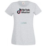 Tik-Tok Mester női rövid ujjú póló