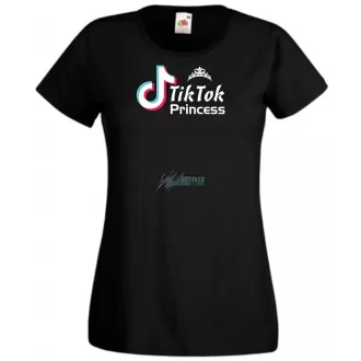 Tik-Tok Princess női rövid ujjú póló