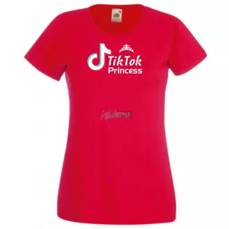 Tik-Tok Princess női rövid ujjú póló