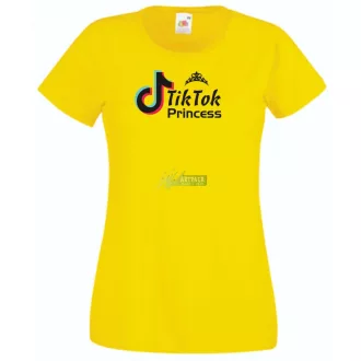 Tik-Tok Princess női rövid ujjú póló