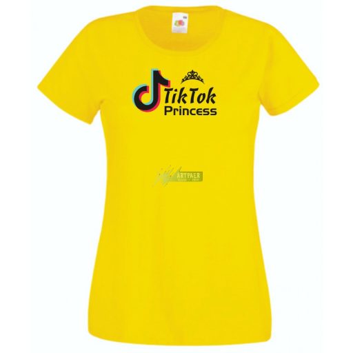 Tik-Tok Princess női rövid ujjú póló