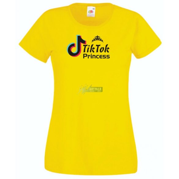 Tik-Tok Princess női rövid ujjú póló