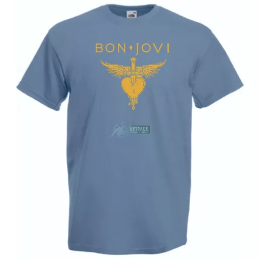 Bon Jovi férfi rövid ujjú póló