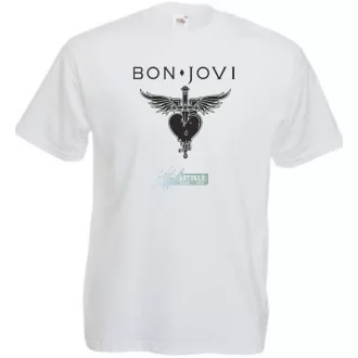 Bon Jovi férfi rövid ujjú póló
