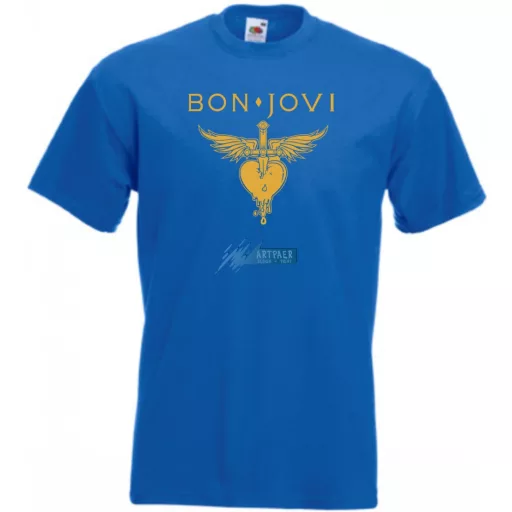 Bon Jovi férfi rövid ujjú póló