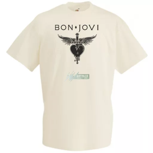 Bon Jovi férfi rövid ujjú póló