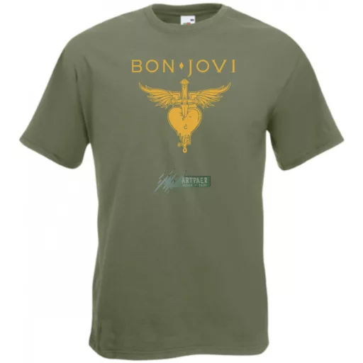 Bon Jovi férfi rövid ujjú póló