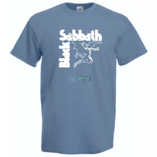 Retro Black Sabbath férfi rövid ujjú póló