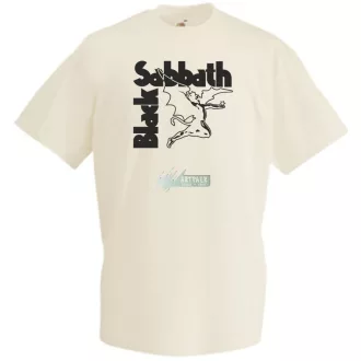 Retro Black Sabbath férfi rövid ujjú póló