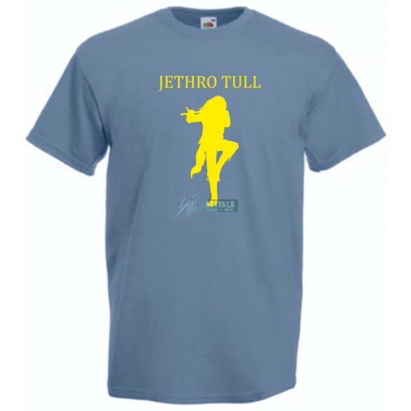 Retro Jethro Tull férfi rövid ujjú póló