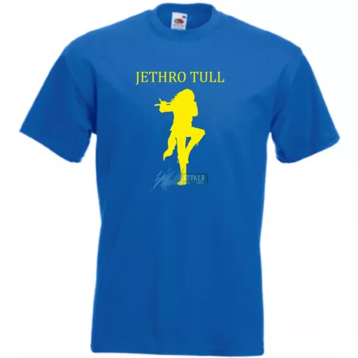 Retro Jethro Tull férfi rövid ujjú póló