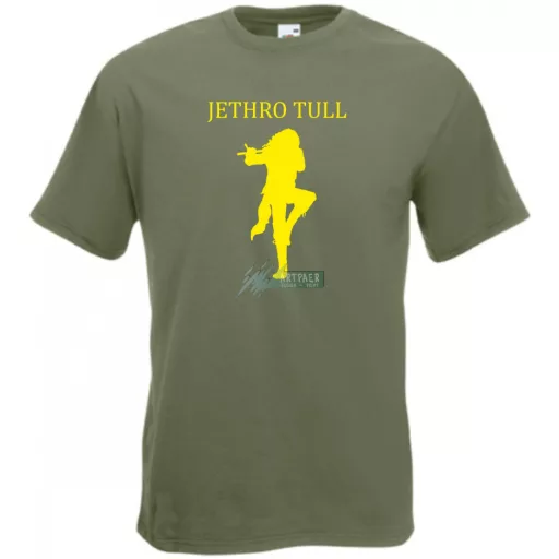 Retro Jethro Tull férfi rövid ujjú póló