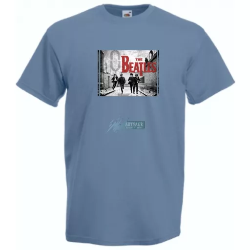 Retro Beatles férfi rövid ujjú póló