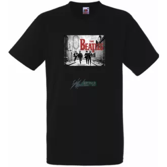 Retro Beatles férfi rövid ujjú póló