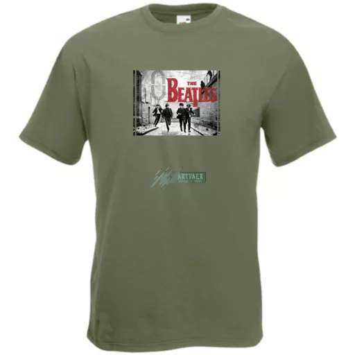Retro Beatles férfi rövid ujjú póló