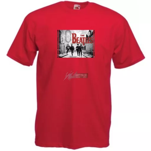 Retro Beatles férfi rövid ujjú póló