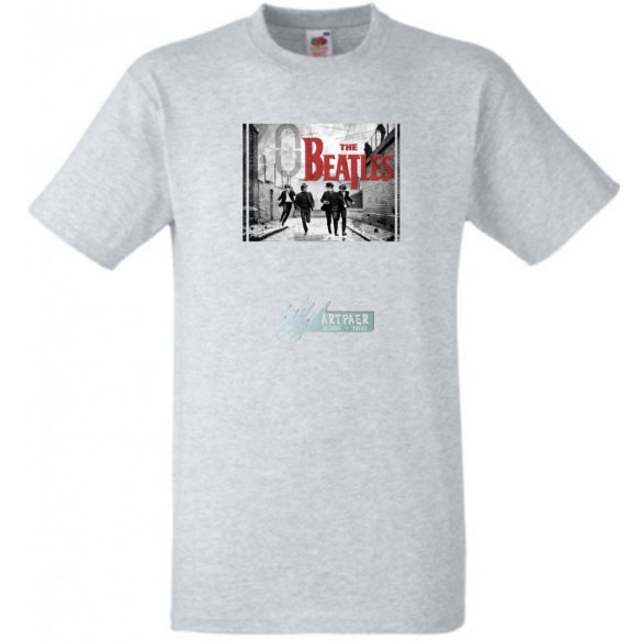 Retro Beatles férfi rövid ujjú póló