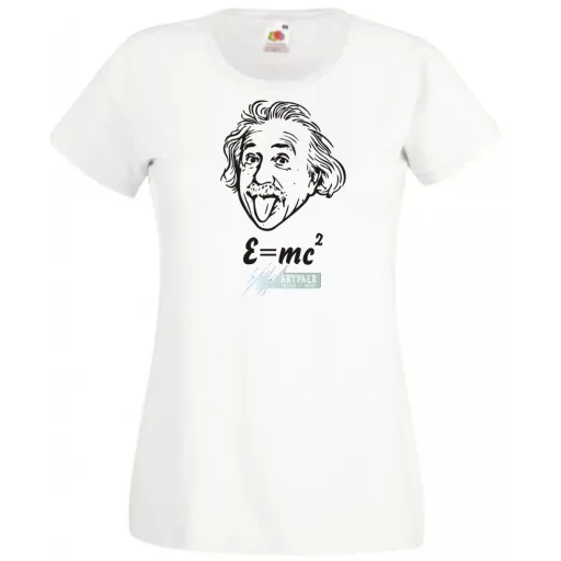 Einstein - Agymenők stílus női rövid ujjú póló
