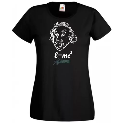 Einstein - Agymenők stílus női rövid ujjú póló