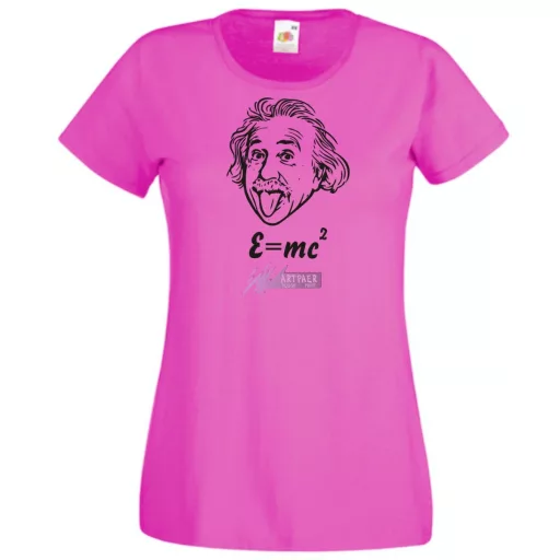 Einstein - Agymenők stílus női rövid ujjú póló
