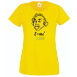 Einstein - Agymenők stílus női rövid ujjú póló