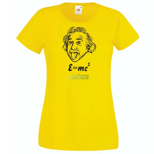 Einstein - Agymenők stílus női rövid ujjú póló