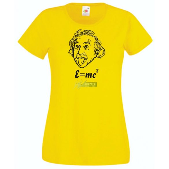 Einstein - Agymenők stílus női rövid ujjú póló