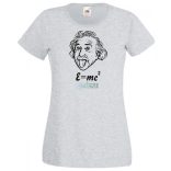 Einstein - Agymenők stílus női rövid ujjú póló