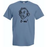 Humoros Einstein - E=m*c2 férfi rövid ujjú póló