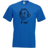 Humoros Einstein - E=m*c2 férfi rövid ujjú póló
