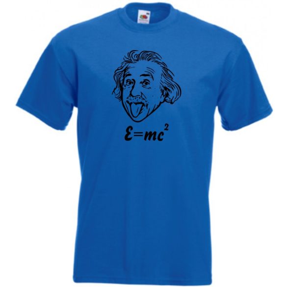 Humoros Einstein - E=m*c2 férfi rövid ujjú póló