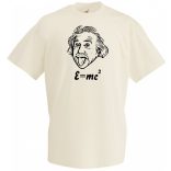 Humoros Einstein - E=m*c2 férfi rövid ujjú póló