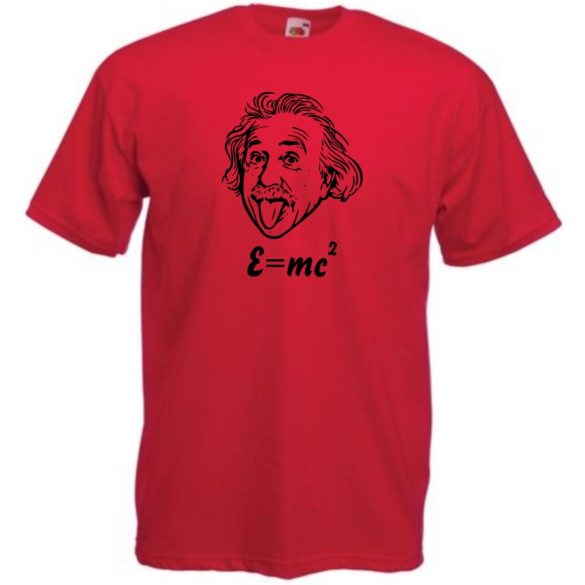 Humoros Einstein - E=m*c2 férfi rövid ujjú póló