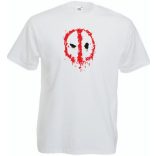 Hősök minima Deadpool stilus férfi rövid ujjú póló