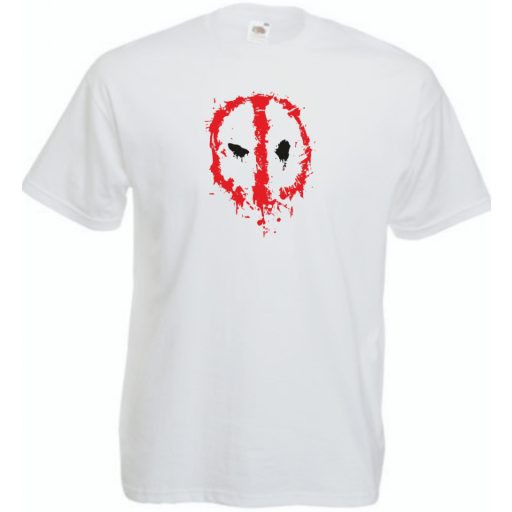 Hősök minima Deadpool stilus férfi rövid ujjú póló