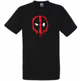 Hősök minima Deadpool stilus férfi rövid ujjú póló